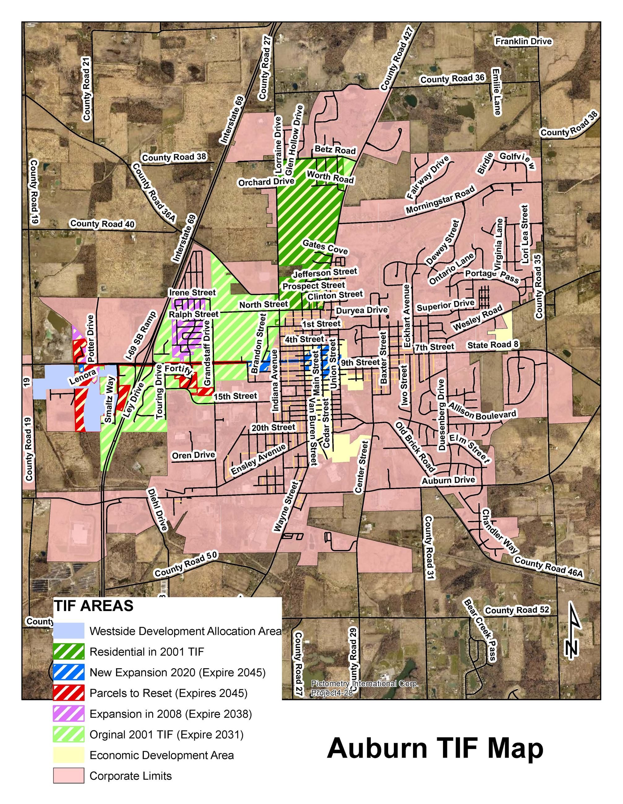 2024 TIF boundary map